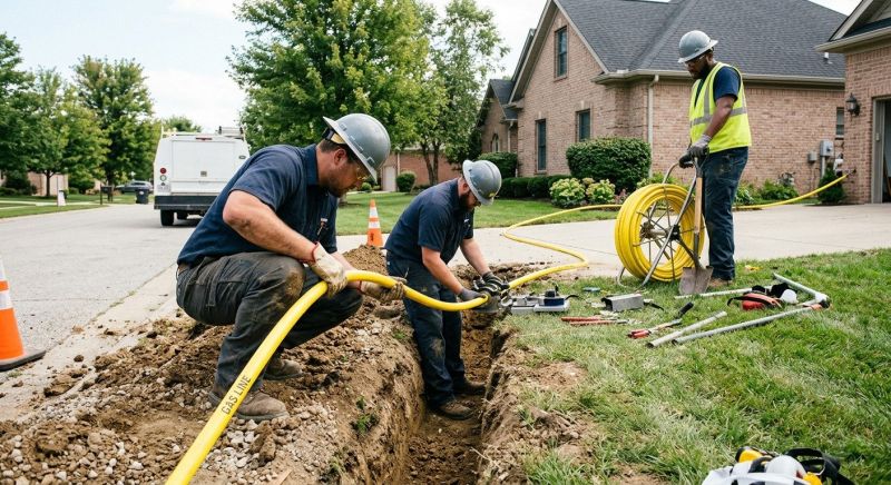 Gas Line Moving Service in Austin, TX