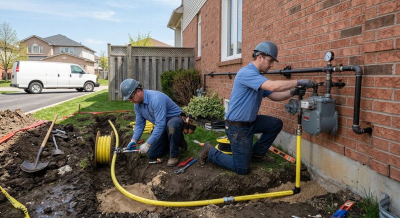Gas Line Rerouting in Columbus, OH